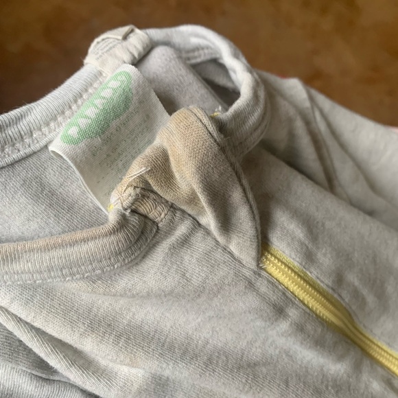 Set of 2 organic Essential Basic '2-Way' Zipper Romper - size 6-12M - Picture 2 of 5